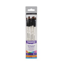 Graduate Flat og Shader Penselst 5 stk - Daler Rowney