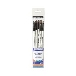 Graduate Flat og Shader Penselst 5 stk - Daler Rowney