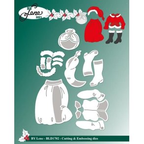 Die Mother Christmas Clothes BLD1702 BY LENE P� LAGER IGEN