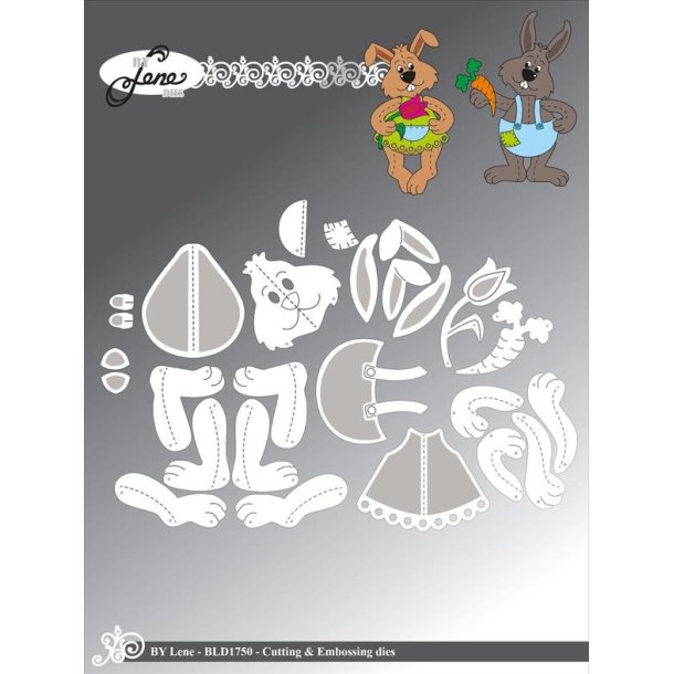 Die Large Rabbits BLD1750 BY LENE 