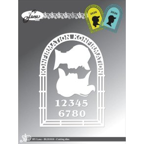 Die Konfirmations ramme BLD1810 BY LENE