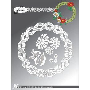 Die Flower Wreath BLD1829 BY LENE 