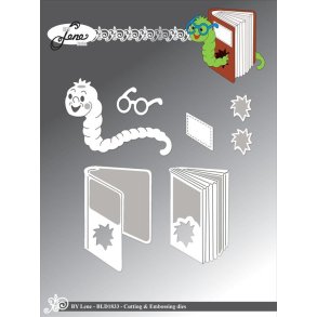 Die Book worm BLD1833 BY LENE 