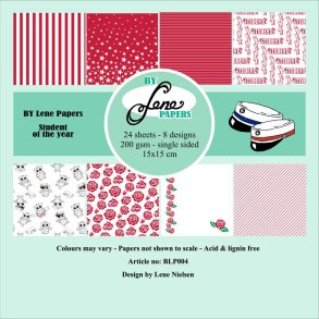 L�S BEM�RKNING Papirblok Student of the year 15x15cm BY LENE BESTILLINGSVARER