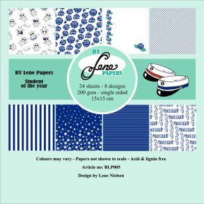 L�S BEM�RKNING Papirblok Student of the year BLP005 15x15cm BY LENE BESTILLINGSVARER