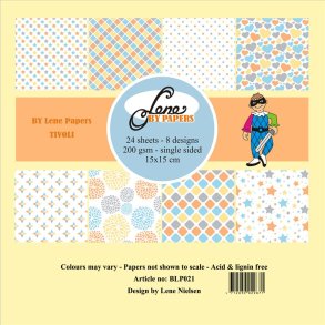 L�S BESKRIVELSE Papirblok Tivoli 15x15cm BLP021 BY LENE BESTILLINGSVARE