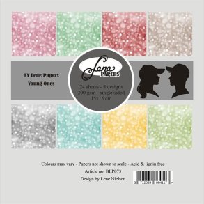 Papirblok Young ones BLP073 15x15cm BY LENE