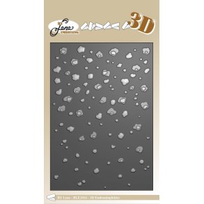 3D Embossingfolder Snow A6 BLE1016 BY LENE D17