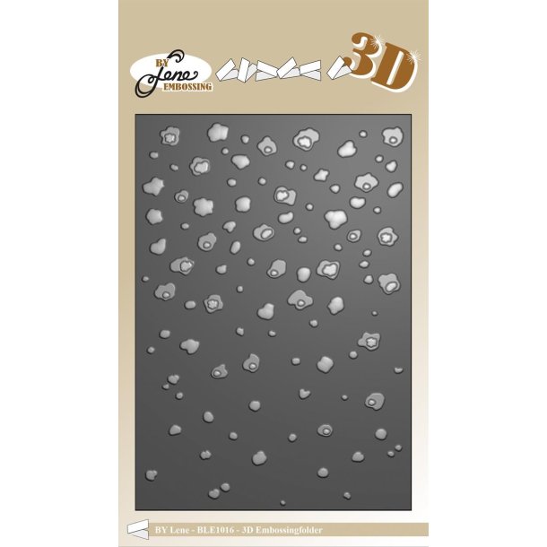 3D Embossingfolder Snow A6 BLE1016 BY LENE