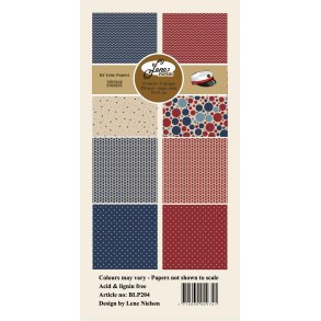 L�S BESKRIVELSE Papirblok 10x21cm BLP204 Vintage Student BY LENE BESTILLINGSVARE