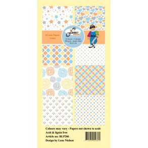 L�S BESKRIVELSE Papirblok 10x21cm BLP206 Tivoli BY LENE BESTILLINGSVARE