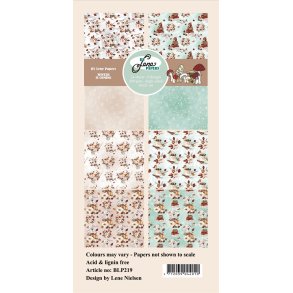 L�S BESKRIVELSE Papirblok 10x21cm BLP219 Winter is coming BY LENE BESTILLINGSVARE
