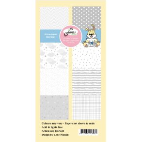 L�S BESKRIVELSE Papirblok 10x21cm BLP224 Sweet Baby BY LENE BESTILLINGSVARE