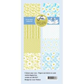 L�S BESKRIVELSE Papirblok 10x21cm BLP227 Summer Love BY LENE BESTILLINGSVARE