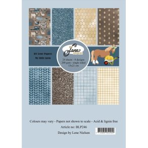 L�S BESKRIVELSE BY LENE Papirblok My little farm A5 BESTILLINGSVARE