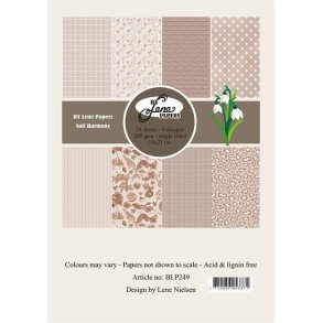 L�S BESKRIVELSE Papirblok BLP249 Soft Harmony A5 BY LENE BESTILLINGSVARE