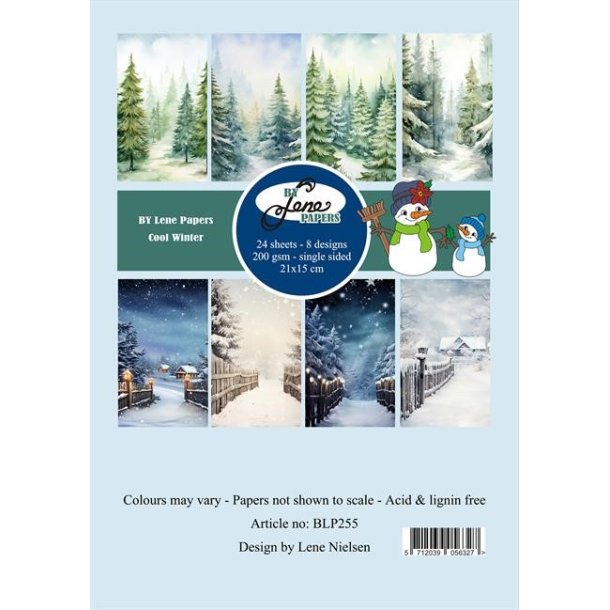 BY LENE papirblok Cool Winter A5 BLP255