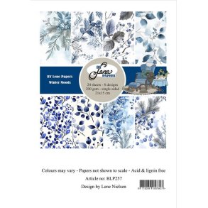 L�S BESKRIVELSE BY LENE papirblok Winter Moods A5 BLP257 BESTILLINGSVARE