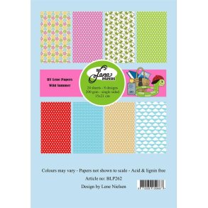 BY LENE papirblok Wild Summer A5 BLP262 xxx