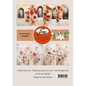 BY LENE papirblok Thoughtful A5 BLP263 BEM�RK P� LAGER D. 30/6
