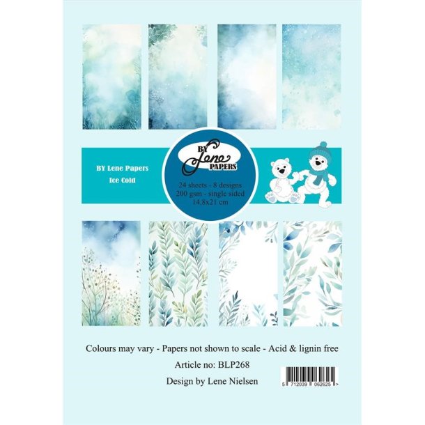 BY LENE papirblok Ice Cold A5 BLP268 