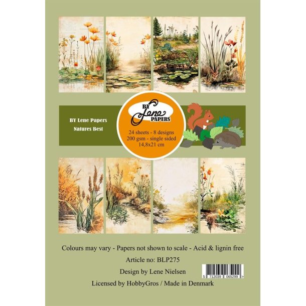 BY LENE papirblok Nature Best A5 BLP275 