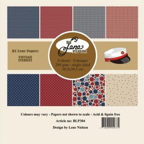 L�S BESKRIVELSE Papirblok Vintage Student BLP304 30,5x30,5cm BESTILLINGSVARE