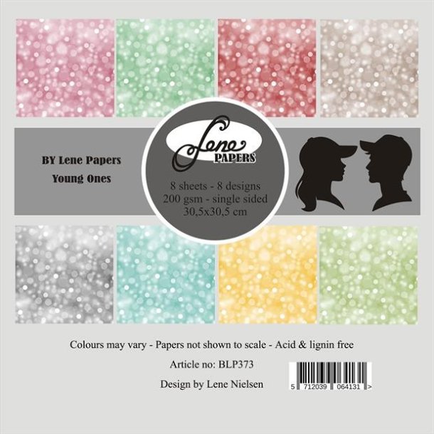 Papirblok Young ones BLP373 30,5x30,5cm BY LENE 