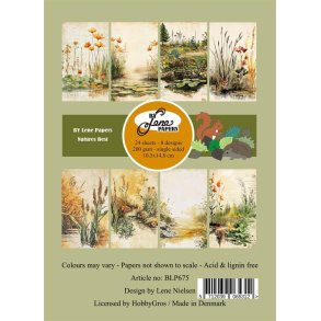 BY LENE papirblok Natures Best A6 BLP675 