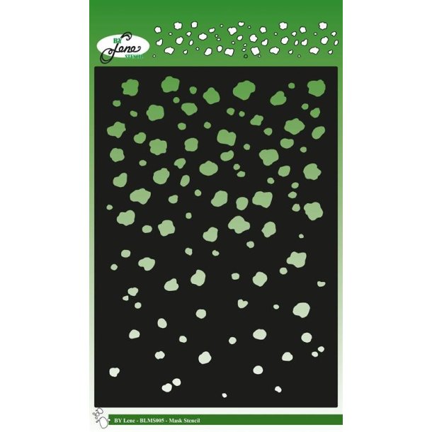 Stencil Snow A5 BLMS005 BY LENE D34