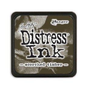 Distress mini ink pad Scorched timber