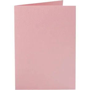  Kort, kort str. 10,5x15 cm, 220 g, rosa, 10 stk