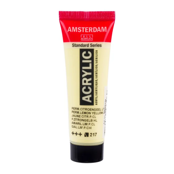 Amsterdam Akrylmaling 20 ML. Permanent Lemon Yellow Light 217