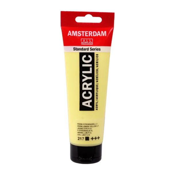 Amsterdam Akrylmaling 120 ML. Permanent Yellow Light 217