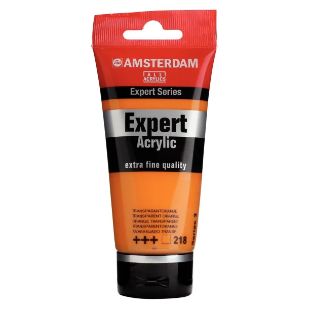 AMSTERDAM Expert Series acrylic tube 75 ml Transparent Orange 218