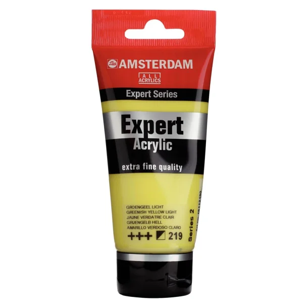 AMSTERDAM Expert Series acrylic tube 75 ml Greenish Yellow Light 219