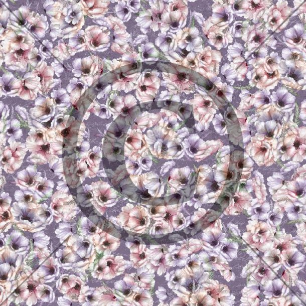 Papirdesign mnsterpapir 12 x 12" Blomsterpiker