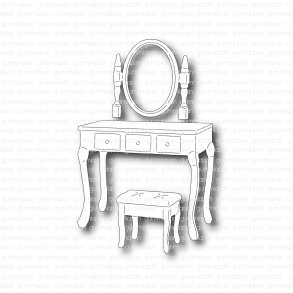 Die Sminkbord och pall gummiapan D36