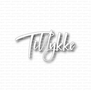 Die Tillykke gummiapan S