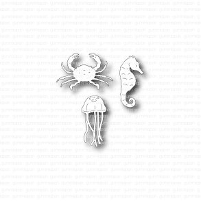 Die Krabba, sj�h�st och manet gummiapan D33