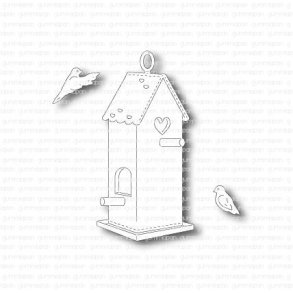 Die Stor F�gelholk med f�glar gummiapan 