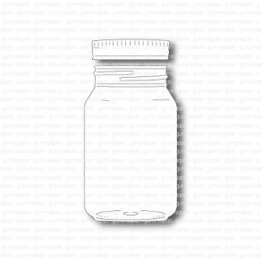 Die Glasburk med lock gummiapan D33