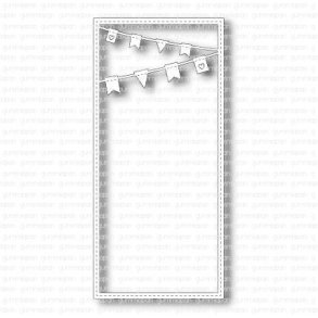 Die Slimline med banner gummiapan RESTORDRE