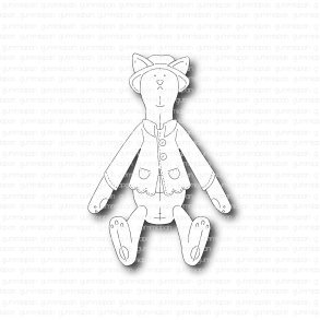 Die Sittande Katt gummiapan 