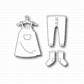 Gummiapan die Bebiskl�der  