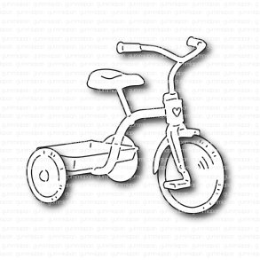 Gummiapan die Trehjuling