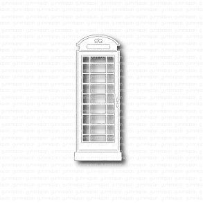 Gummiapan die Telefonkiosk  