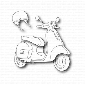 Gummiapan die Scooter 