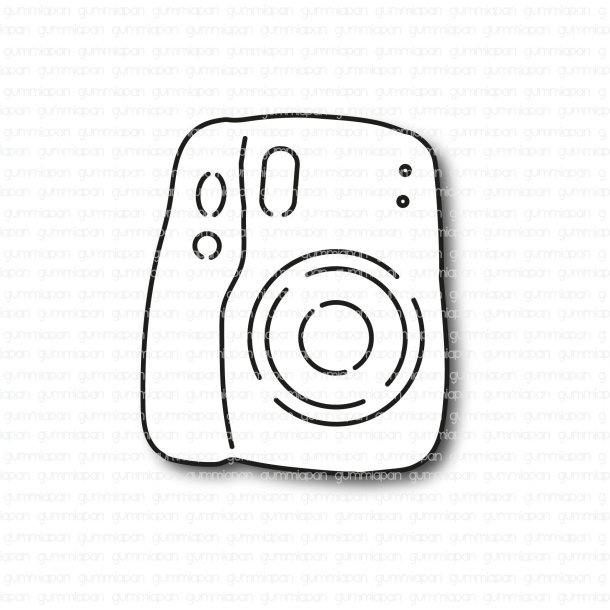 Gummiapan die Mini Polaroidkamera  