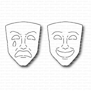 Gummiapan die Teater Masker 